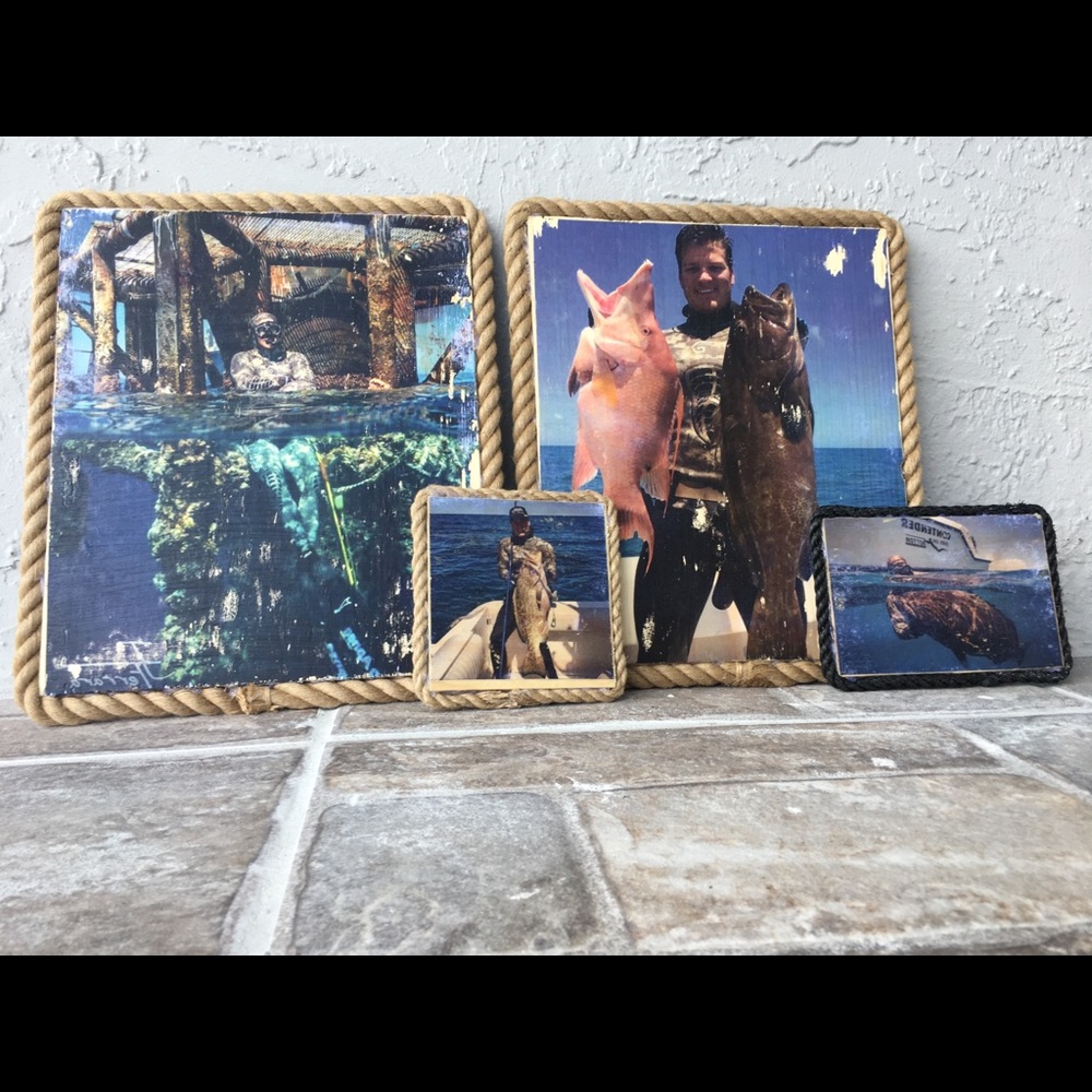 Custom wood transfer photos